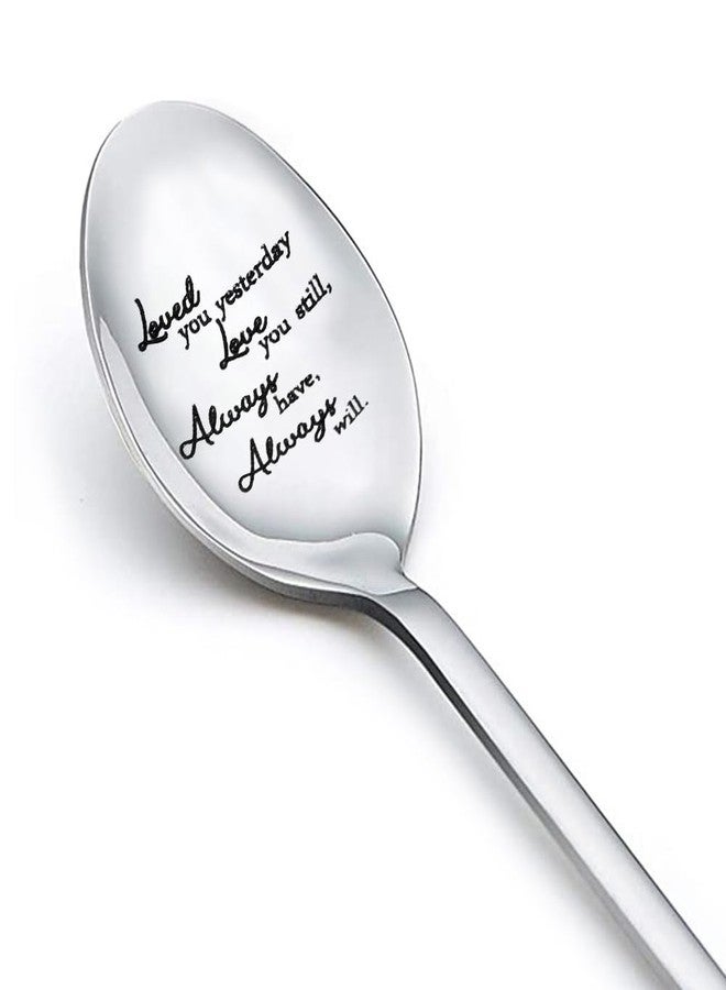 YangQian I Love You Spoon Couple Gifts for Him Her Wedding Anniversary Engagement Gifts for Couples Women Men Husband Wife Boyfriend Girlfriend Graduation Holiday Christmas Birthday Gifts for Girls Boys Spouse - Image 1