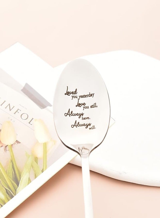 YangQian I Love You Spoon Couple Gifts for Him Her Wedding Anniversary Engagement Gifts for Couples Women Men Husband Wife Boyfriend Girlfriend Graduation Holiday Christmas Birthday Gifts for Girls Boys Spouse - Image 4