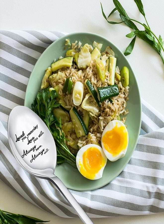 YangQian I Love You Spoon Couple Gifts for Him Her Wedding Anniversary Engagement Gifts for Couples Women Men Husband Wife Boyfriend Girlfriend Graduation Holiday Christmas Birthday Gifts for Girls Boys Spouse - Image 3