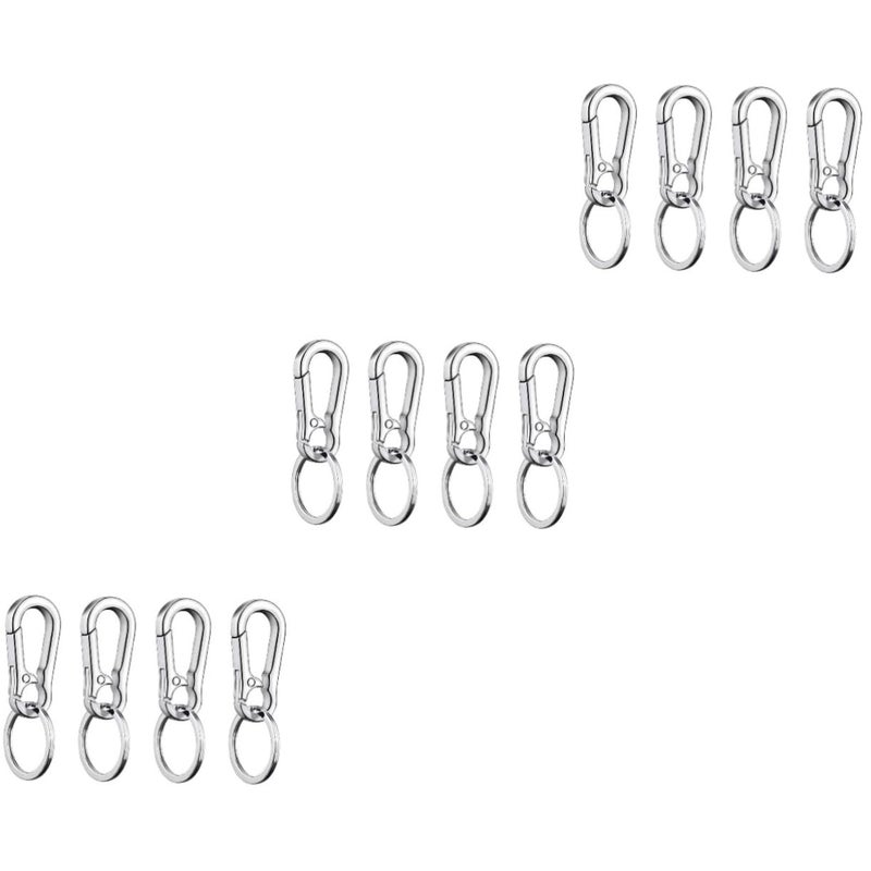 Heavy Duty Swivel Clasp Keychain For Purse Lanyard Wallet 3 Pack - Image 2