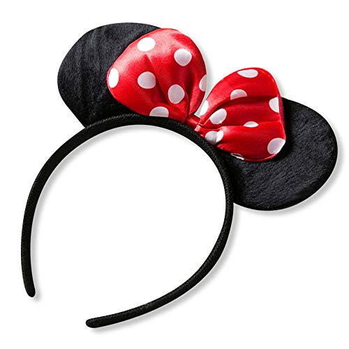 Nileafes Girls Princess Mini Mouse Costume Toddler Birthday Party Fancy Dress Up (3-4 Years,Red) - Image 3