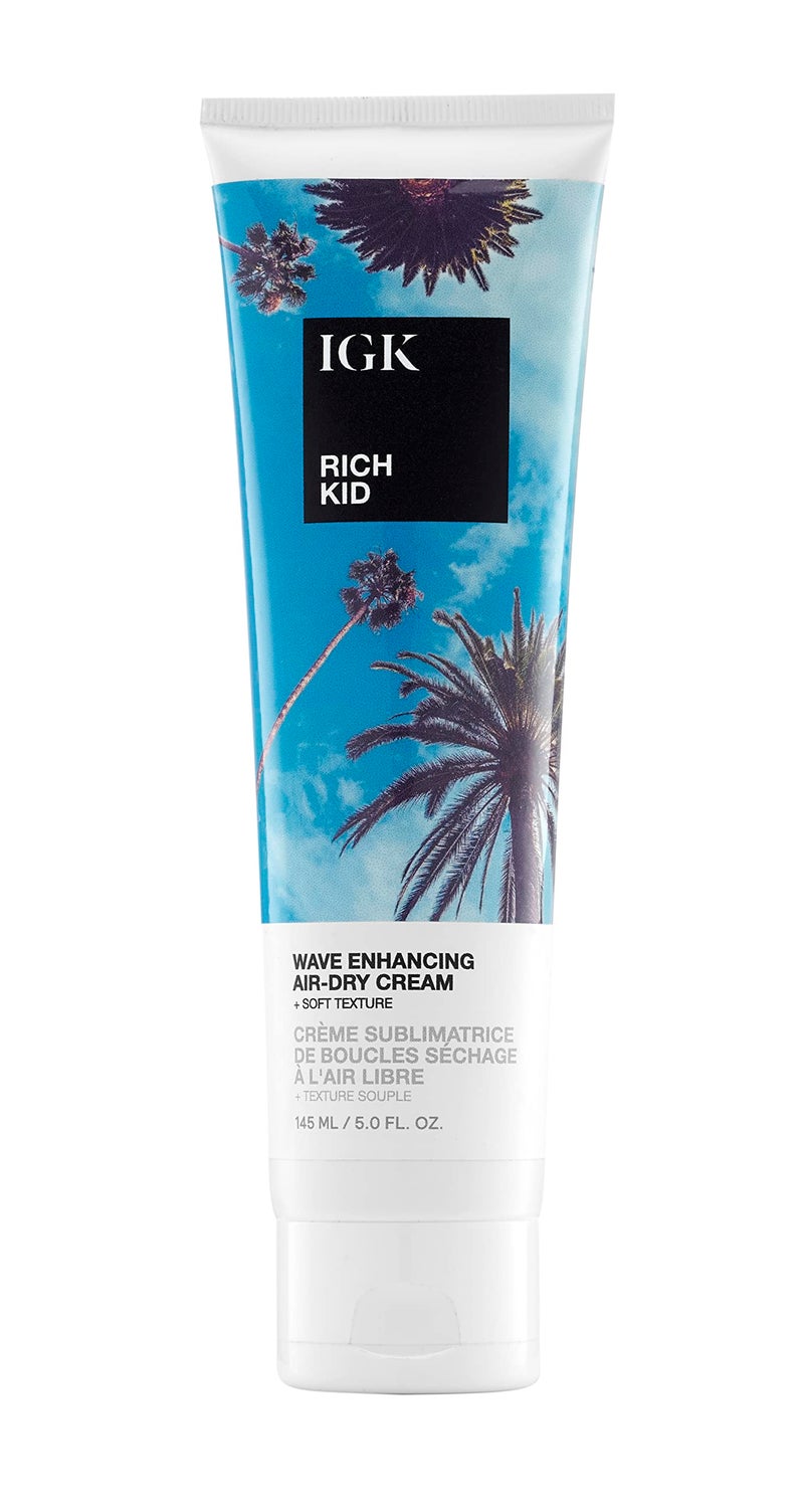 IGK Rich Kid Coconut Oil Wave Enhancing Air-Dry Cream 145 ml / 5 oz - Image 1