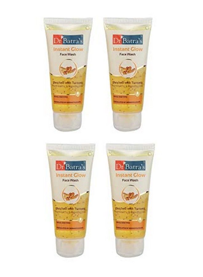 Dr Batra's Instant Glow Face Wash Enriched With Turmeric For Healthy & Glowing Skin 50 Gm (Pack Of 4) - Image 1