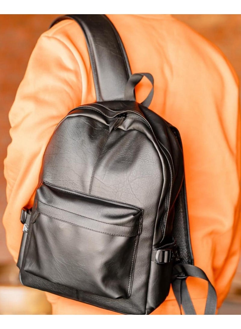 ARIJ Stylish Laptop Black Backpack - Image 1