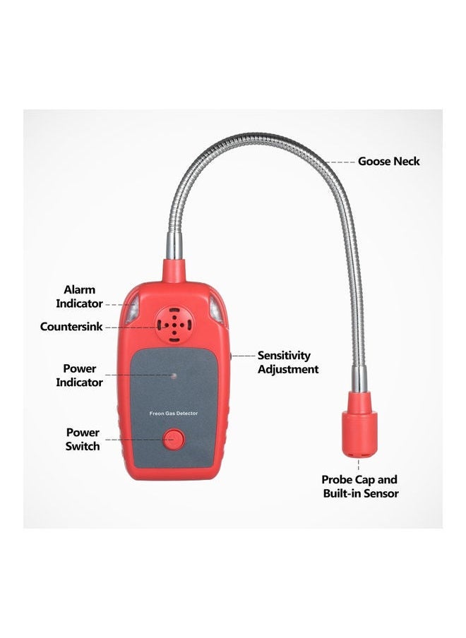 NIBEMINENT Freon Gas Digital Tester Red/Silver 24x5.50x15cm  - Image 4
