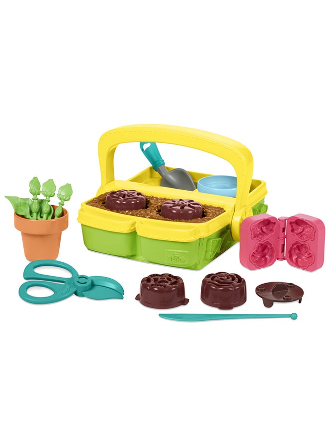 Play-Doh مجموعة ألعاب حديقة الزهور المتفتحة من بلاي دو، لعب تخيلي في الطبيعة، فنون وحرف للأطفال من عمر 3 سنوات فما فوق - Image 4