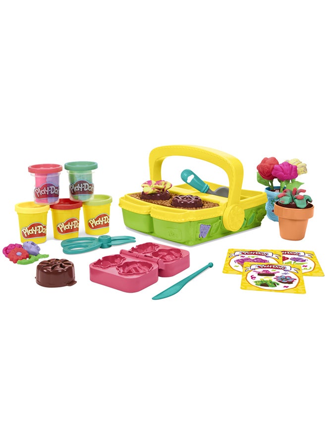 Play-Doh مجموعة ألعاب حديقة الزهور المتفتحة من بلاي دو، لعب تخيلي في الطبيعة، فنون وحرف للأطفال من عمر 3 سنوات فما فوق - Image 5