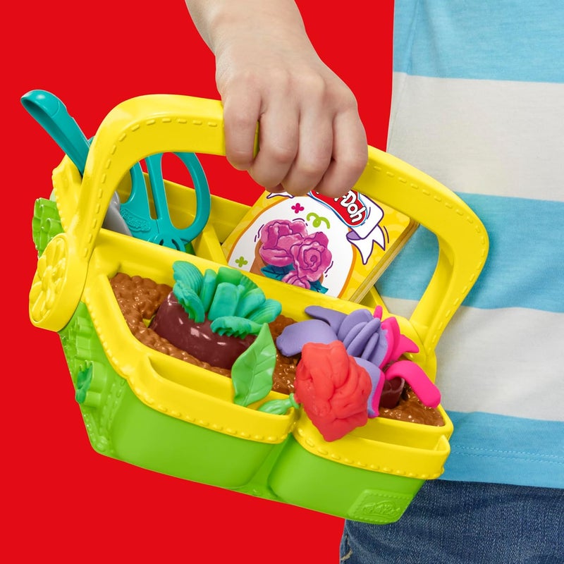 Play-Doh مجموعة ألعاب حديقة الزهور المتفتحة من بلاي دو، لعب تخيلي في الطبيعة، فنون وحرف للأطفال من عمر 3 سنوات فما فوق - Image 2