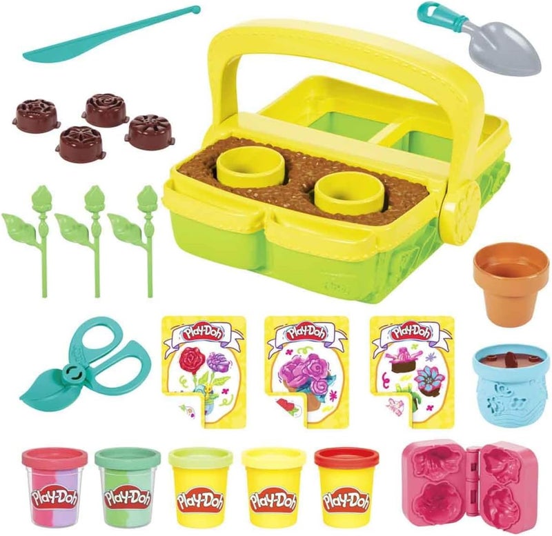 Play-Doh مجموعة ألعاب حديقة الزهور المتفتحة من بلاي دو، لعب تخيلي في الطبيعة، فنون وحرف للأطفال من عمر 3 سنوات فما فوق - Image 4