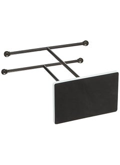 erorex Double T Hand Towel Holder And Accessories Jewelry Stand Bronze White  - Image 3
