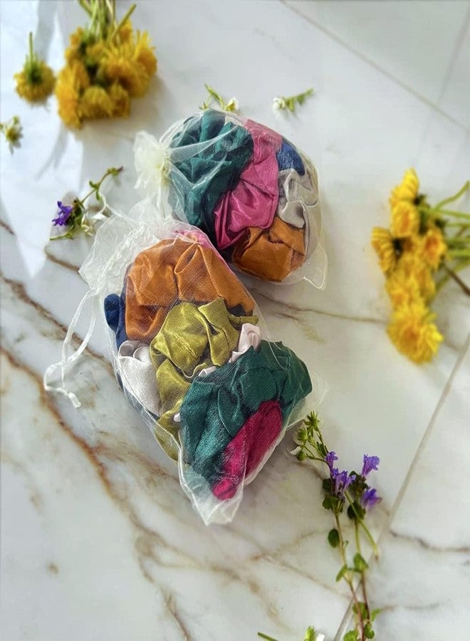 AUTOWRAP 12 Pieces Small Satin Hair Scrunchies Silk Hair Ties, Satin Elastic Hair Bands, Elastics Ponytail Holders for Women Girls Hair Accessories Gift - Image 5