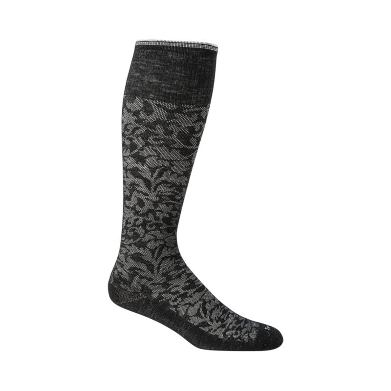 Sockwell Women's Damask Moderate Graduated Compression Sock, Black - S/M - Image 3