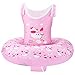 HeySplash Toddler Swim Vest for Age 36 Swim Trainer Vests with Adjustable Strap fit for Boys Girls 2955lbs Children Swimsuit Floating Tubes Swim Jackets Beginner Learn to Swim Pink Unicorn - Image 3