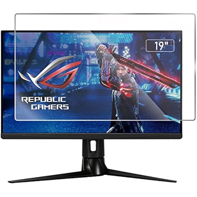 rayihni 19 INCH MONITOR ANTI GLARE SCREEN PROTECTOR FIT DIAGONAL SIZE 19 INCH 16:10 WIDESCREEN DESKTOP MONITOR - Image 1