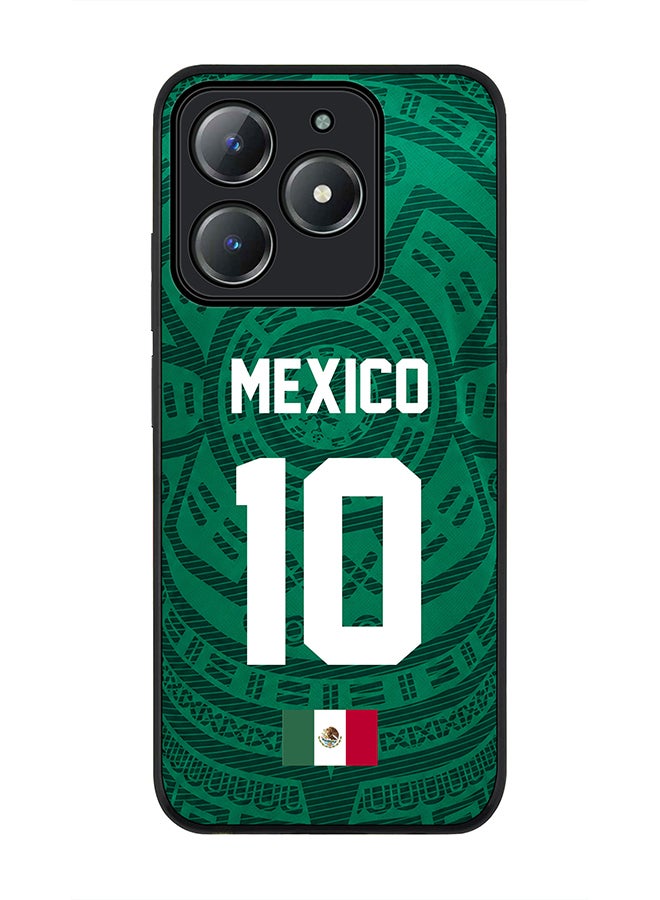 Stylizedd For Realme C63 / Realme C61 4G Case,Slim fit Camera Protection, Shockproof Thin Phone cover  - Football Team Mexico World Cup 2026 - Image 1