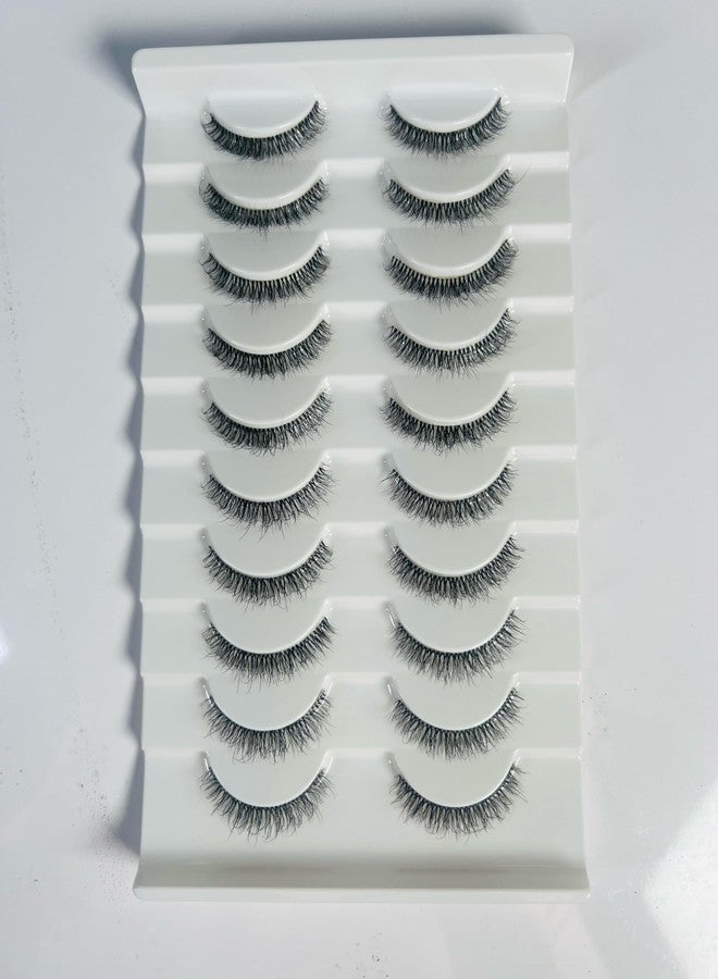 ADITION Eyelashes For Women & Girls 1 Pairs Pro Eyelashes-You Complete Me | Natural Look | Party Look |Black Color| Eye Lashes (set of 10 pirs) (5DY14) - Image 4
