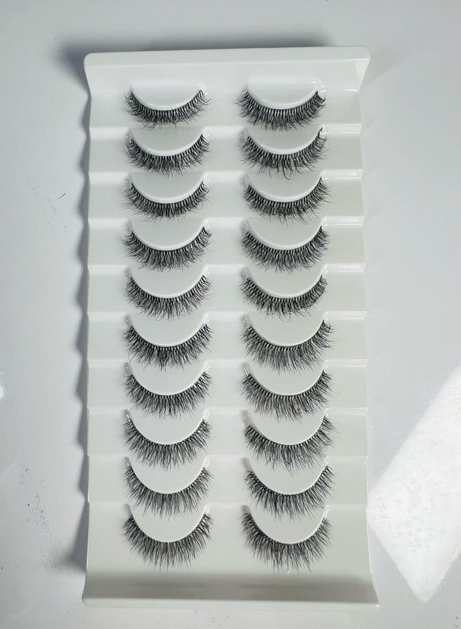 ADITION Eyelashes For Women & Girls 1 Pairs Pro Eyelashes-You Complete Me | Natural Look | Party Look |Black Color| Eye Lashes (set of 10 pirs) (5DY14) - Image 2
