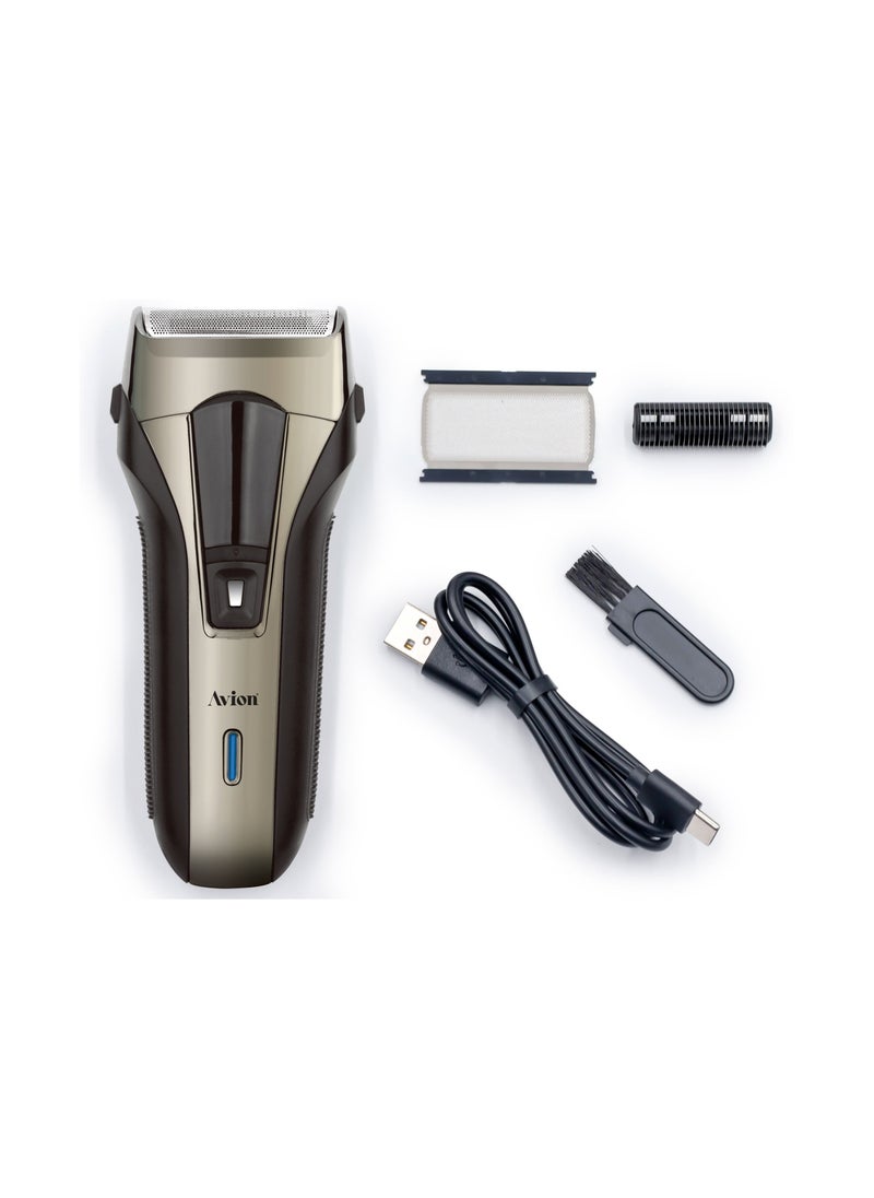 Avion - Rechargeable Shaver | Easy Handling | Single Blade For Maximum Efficiency | Removable Shaving Head | Easy To Clean |  C-Type USB Cable Charging - Image 1