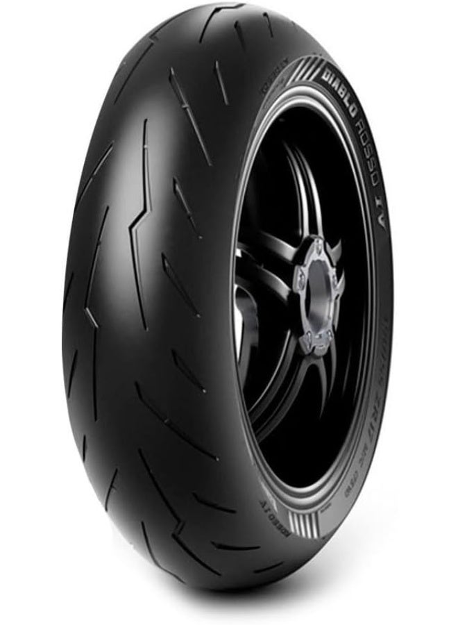 بيريلي إطار بيريللي ديابلو روسو IV خلفي للدراجات النارية 190/50 ZR17 (73W) بدون أنبوب – أداء رياضي فائق - Image 2