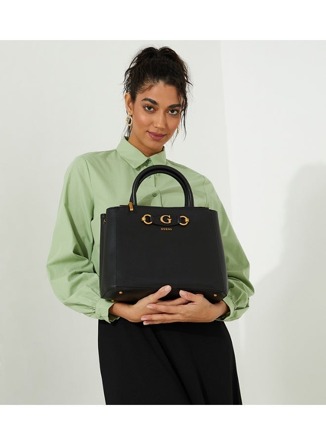 جس حقيبة كتف نسائية من Guess - أسود - Image 5