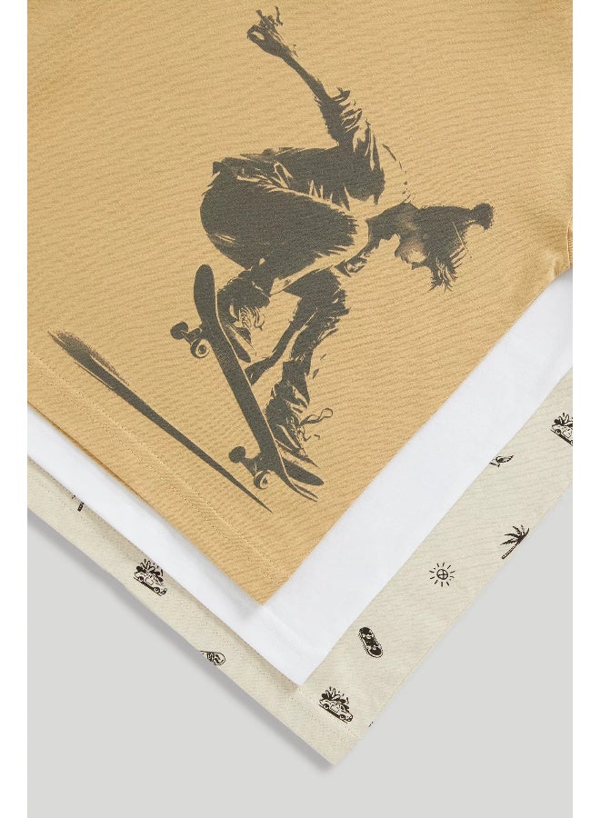 mothercare Skate T-Shirts - 3 Pack  - Image 2
