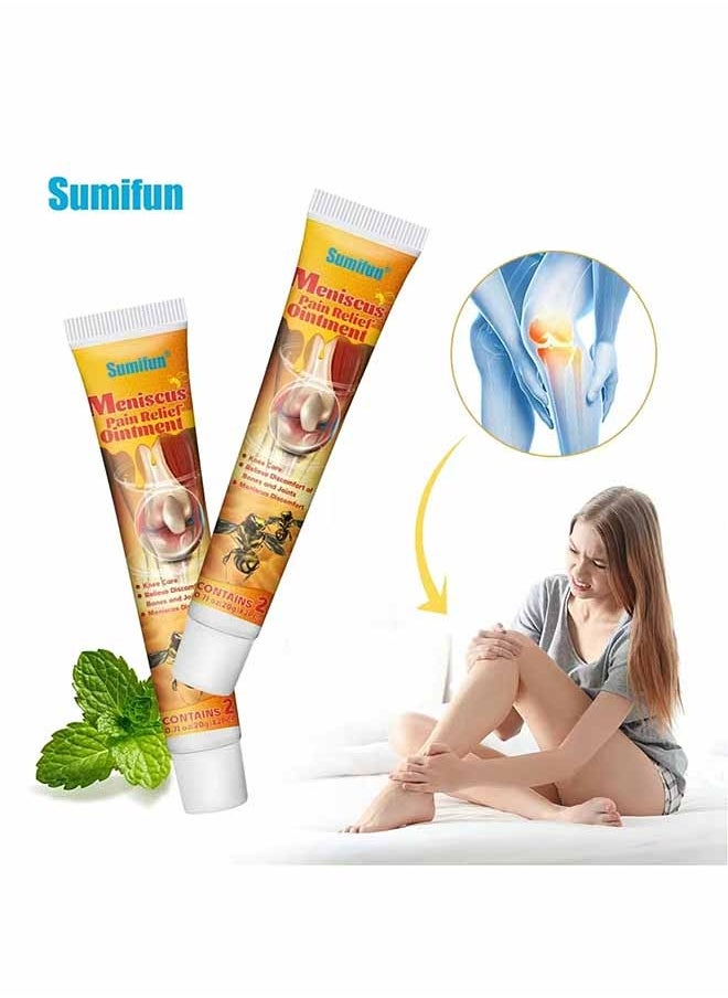 Sumifun 2Pcs - Sumifun Meniscus Pain Relief Ointment - Relieve Pain in Neck, Shoulders, Back, Hips, Joints, Muscles, Knees and Feet Muscle Pain Relief Cream  - Image 4