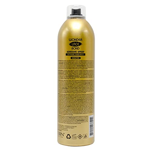 EBIN NEW YORK Wonder Lace Bond Adhesive Spray Sensitive Extreme Firm Hold 142 fl oz 420mL Sensitive Use Fast DryingNo Residue No Buildup Powerful Hold AllDay Hold Easy Daily Wig Install - Image 3