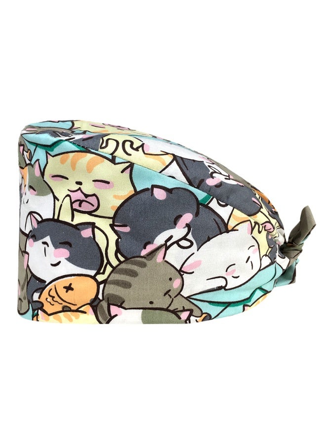 NIBEMINENT Adjustable Medical Scrubs Hats Lab Working Cap Surgicals Hat Nurse Dentist Nursing Accessories Scrub Caps Cook Head Over Hats