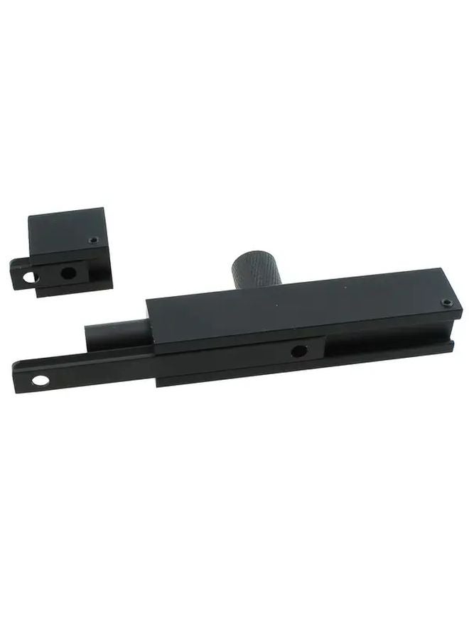 3 Inch Black Aluminum Slide Bolt Latch Touch Remote Control For Bedroom Bathroom - Image 4