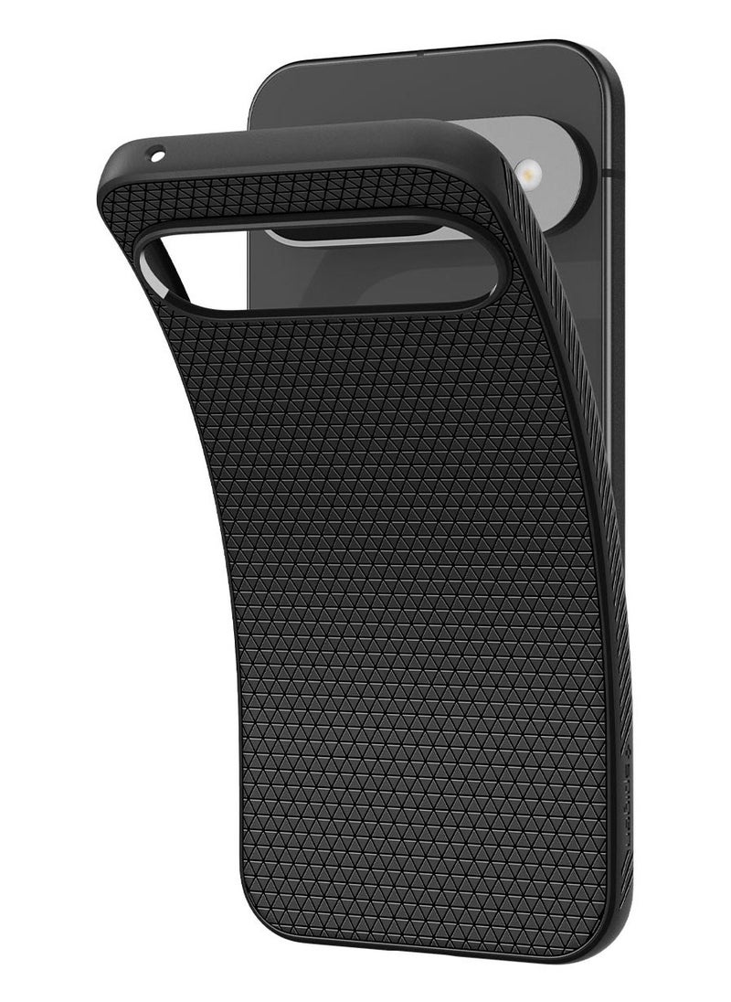 Spigen - جراب Liquid Air لهاتف Google Pixel 9 / جراب Pixel 9 PRO - أسود غير لامع - Image 1