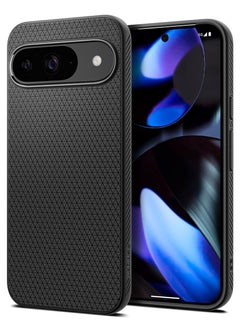 Spigen جراب Liquid Air لهاتف Google Pixel 9 / جراب Pixel 9 PRO - أسود غير لامع  - Image 1
