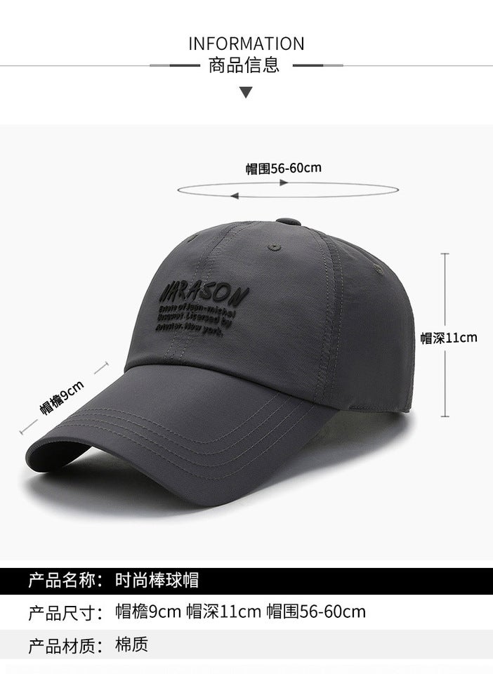 Men Spring Cap Middle-aged Outdoor Casual Sunshade Baseball Hat - Image 3