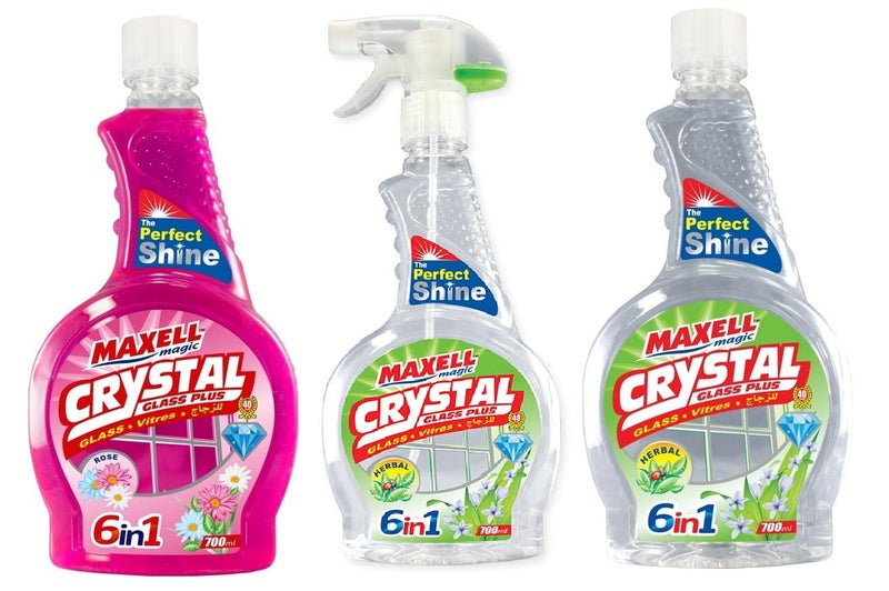 Maxell Magic Glass Cleaner, 700 ml - 3 Pieces, pack may very - Image 2