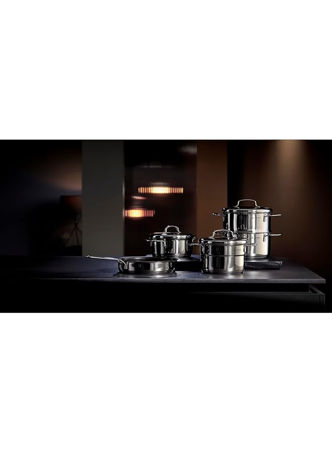 دبليو إم إف مقلاة صغيرة ١٨ سم، مطلية، مصنوعة من الفولاذ المقاوم للصدأ. آمنة للاستخدام في غسالة الأطباق. - Image 2