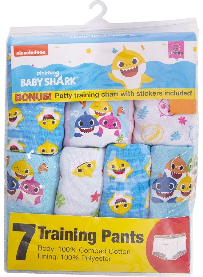 BABY SHARK Baby Shark boys Training Pant Multipacks With Success Tracking Chart & Stickers  - Image 2