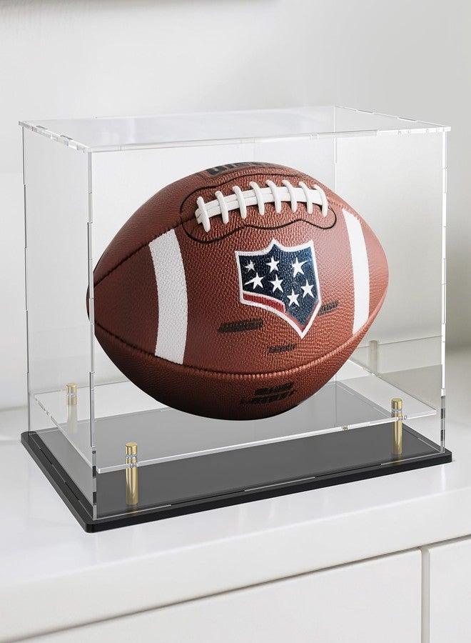 UoYeet Acrylic Display Case with Floating Shelf & Thick Base - UV-Protected Collectible Showcase for Souvenirs, Figurines, and Memorabilia (12" Lx8 Wx9.6 H) - Image 1