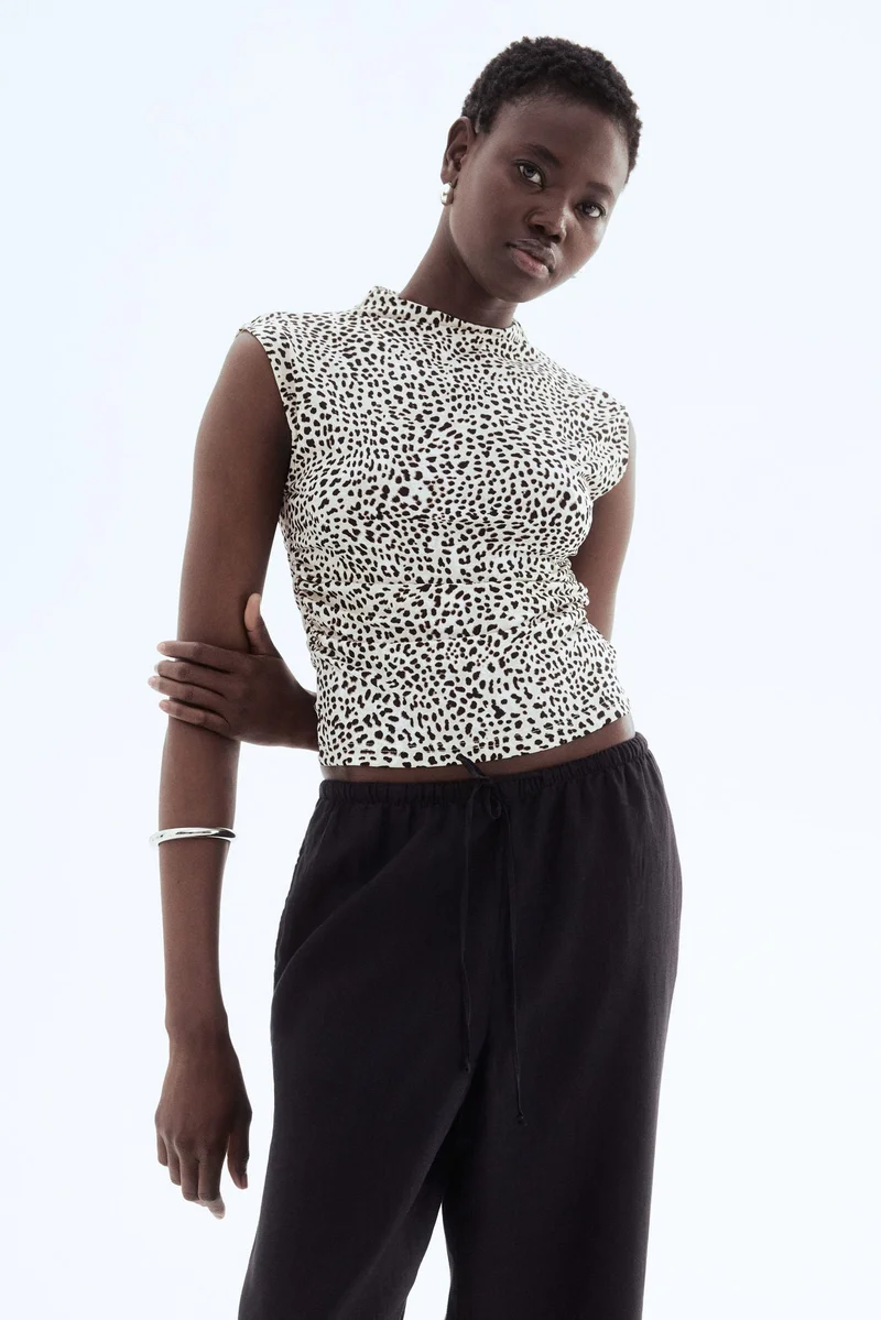 H&M Draped turtleneck top