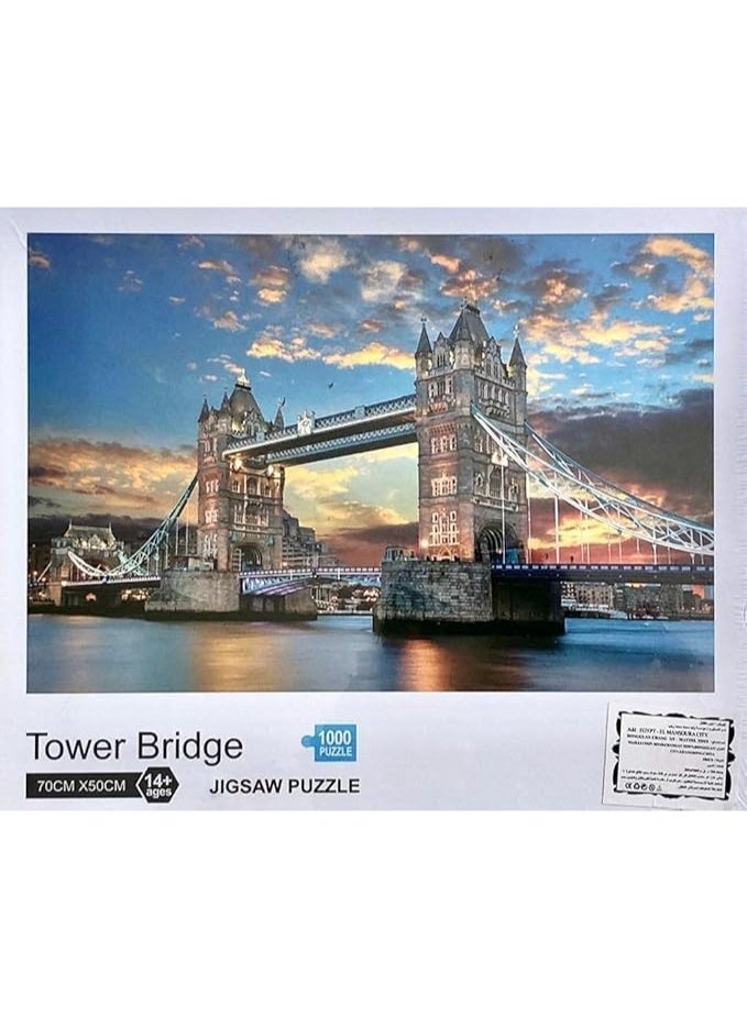 Jigsaw Puzzle 1000 Pieces - Tower Bridge -