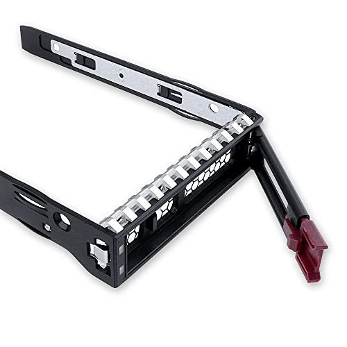 HUYUN 3.5" LFF SAS SATA Drive Tray Caddy Hot-Swap 774026-001 797520-001 797519-001 Compatible for HP Apollo 4200 4510 1650 ProLiant ML350 ML110 G9 Gen10 Servers (2-Pack) - Image 4