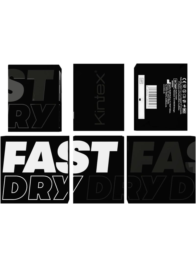 Kintex Fastdry Tape 5 cm x 5 m (Black) - Image 3