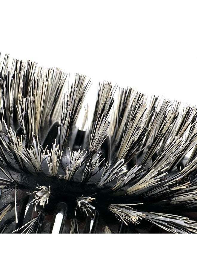 Phillips Brush Phillips Brush Luxe Monster Vent 1 Professional Hair Brush (5” Diameter Barrel) - Black & Gold Vented Hairbrush with Nylon Reinforced Boar Hair Bristles, Ergonomic Rubber Grip  - Image 4