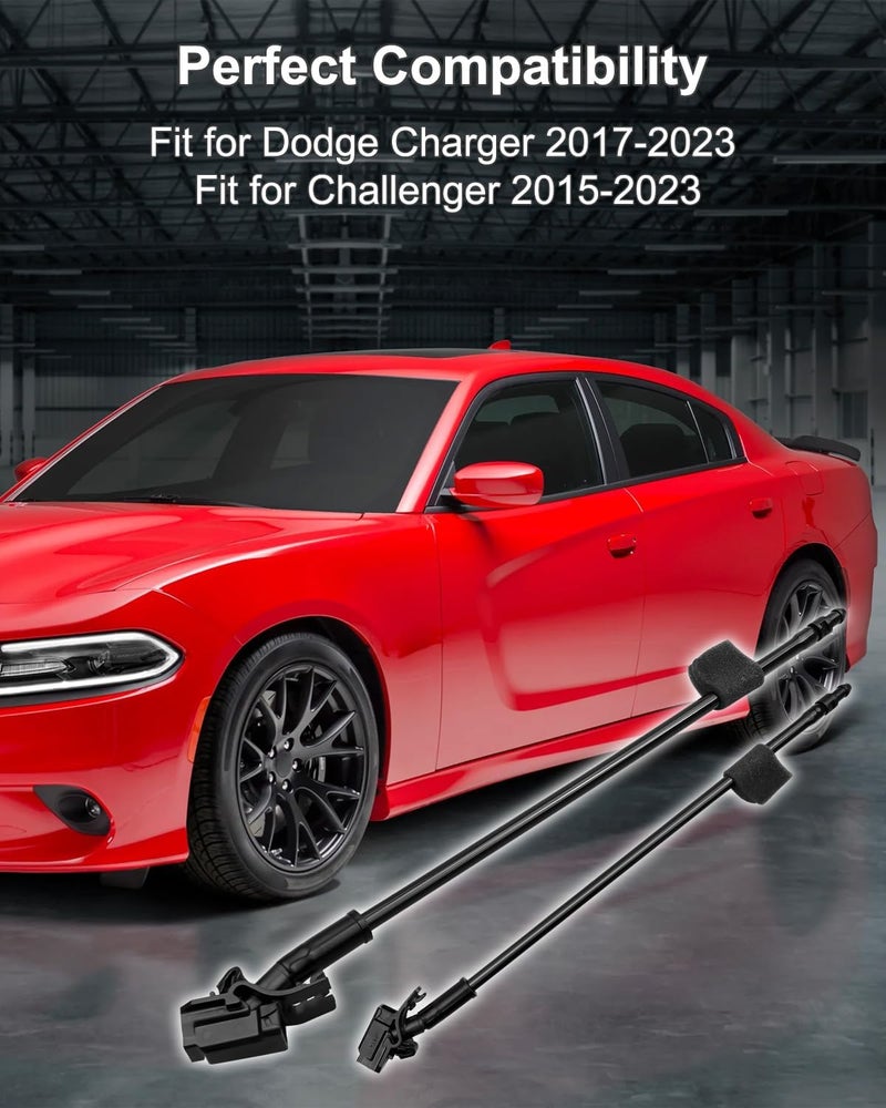 ULZOZN Windshield Washer Nozzle Fit for Dodge Charger 2017-2023 Challenger 2015-2023 Replace 68217041AA 68217041AB 68217041AC, Sprayer - Image 5