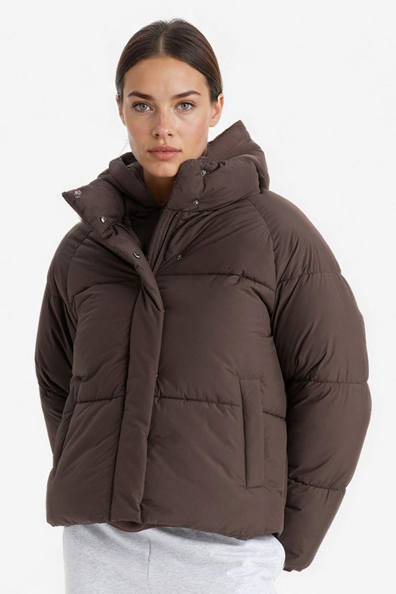 DeFacto Regular Fit Stand Collar Waterproof Puffer Jacket - Image 1