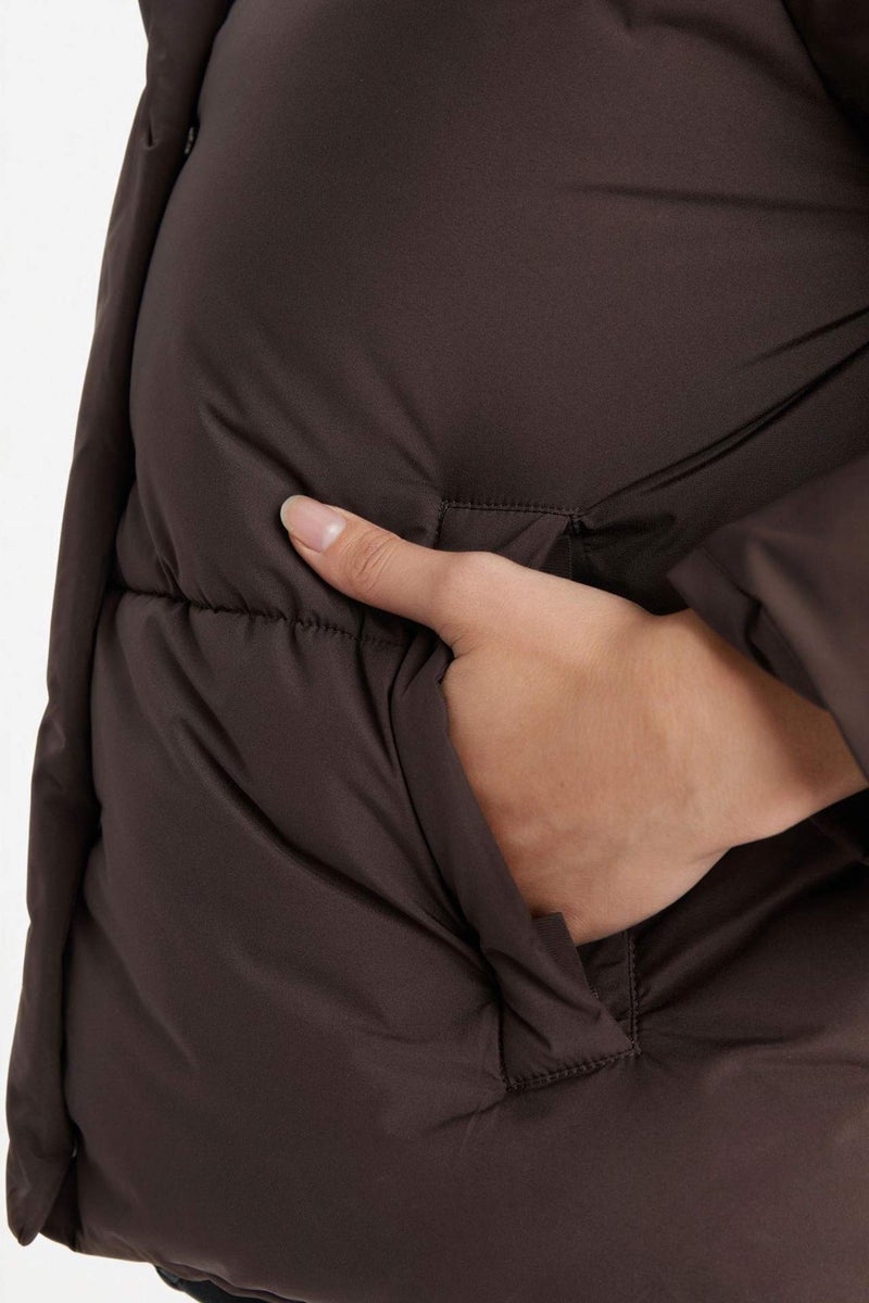 DeFacto Regular Fit Stand Collar Waterproof Puffer Jacket - Image 3