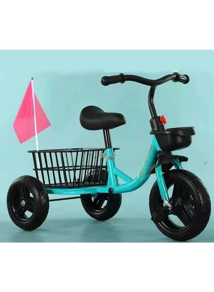 A tricycle for children aged two to six years