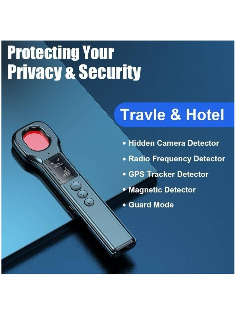 Arabest - New Design Hidden Camera Detectors, Aunty Hidden Detection Devices, Car GPS Tracker Detector, Wireless Signal Anti-Sneak Anti-Monitoring Scan Tracker Detector IR Camera Detector Black - Image 1