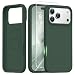GONEZ Magnetic for iPhone 17 Pro Case Compatible with MagSafe AntiScratch Microfiber Lining Screen Protector Silicone Camera Control Shockproof Slim Phone Cover 63 inch Army Green - Image 2