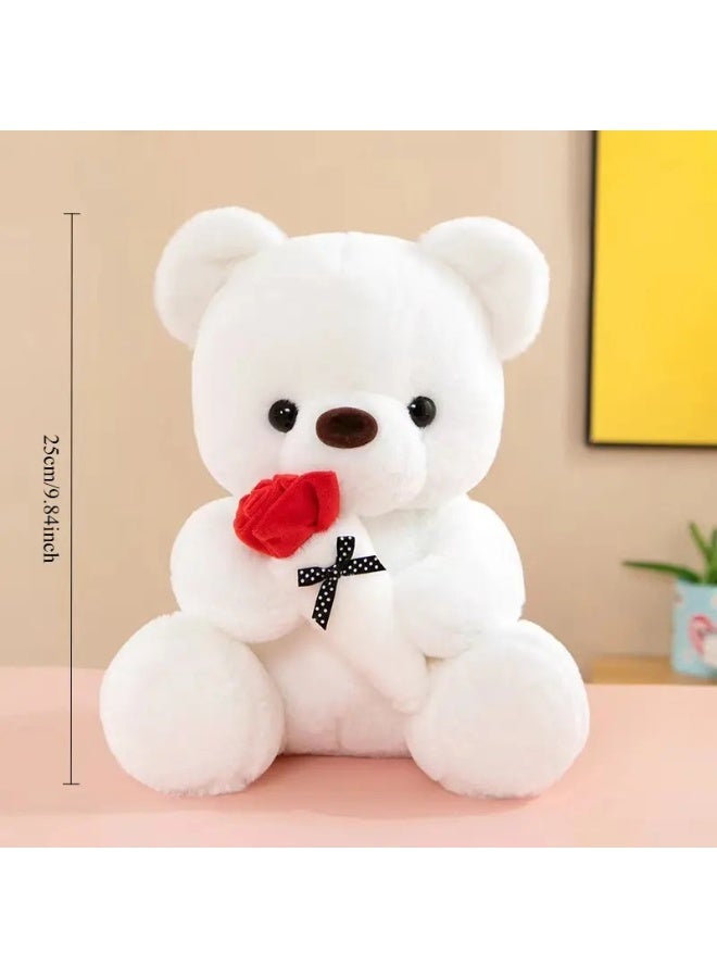 Cute Rose Bear Soft Toy Soft Toy A romantic gift for children Children’s Day Birthday and anniversary gifts - Image 2