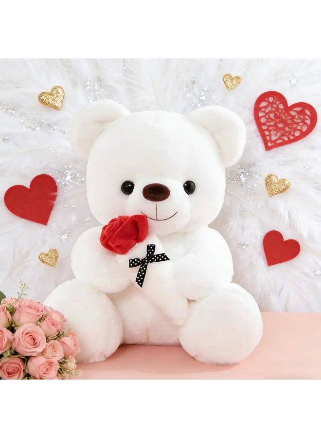 Cute Rose Bear Soft Toy Soft Toy A romantic gift for children Children’s Day Birthday and anniversary gifts - Image 1