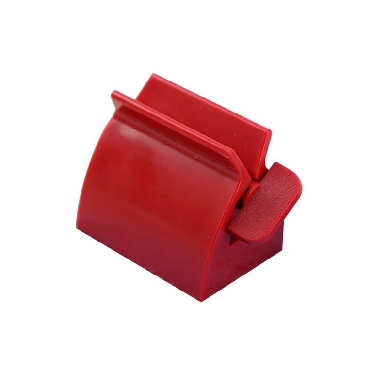 Automatic Toothpaste Squeezer Holder Red Save Waste Easy Use Bathroom Dispenser - Image 2